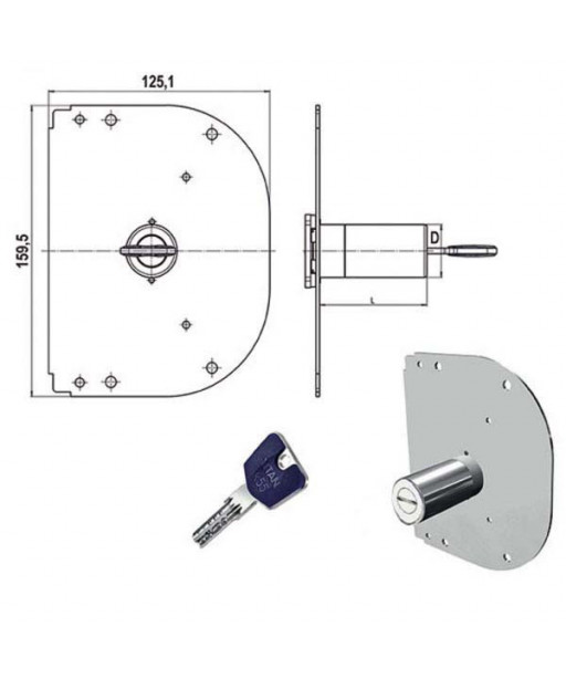 CILINDRO POMPA mm 50 d 29                   K55 CR