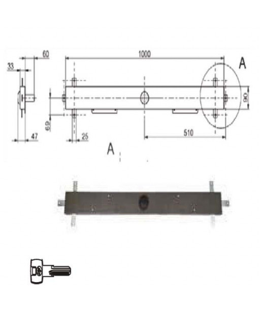 SERRATURA BASCULE SPRANGA POMPA        6002 KASSEL