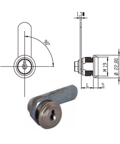 CILINDRO LEVETTA mm 30                  163425 OMR