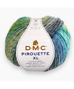 Lana DMC Pirouette XL 200gr mix color blu n°1102