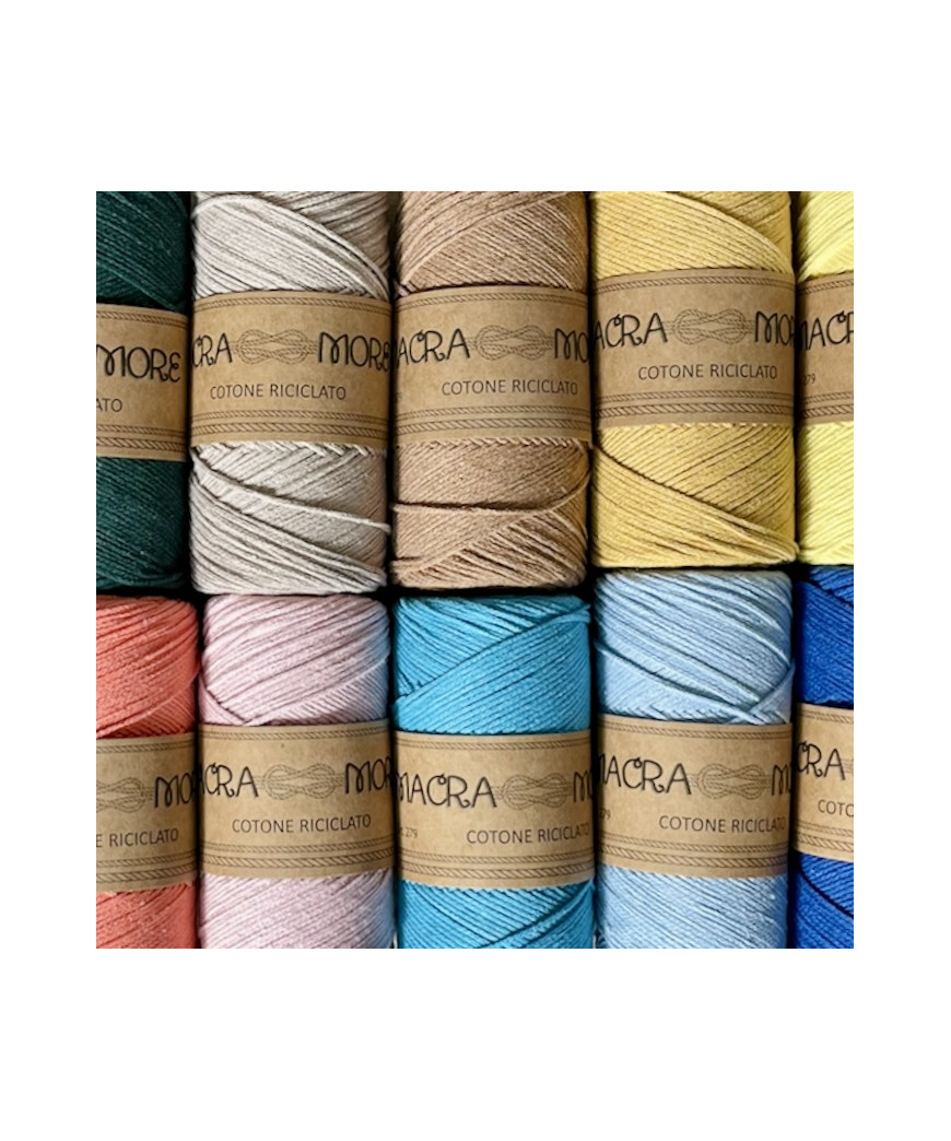 Cordino Macra More in cotone riciclato 250gr
