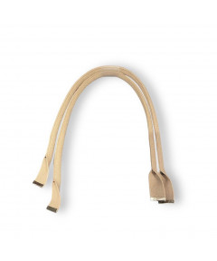 Manici per borse in tessuto con finale in metallo 75cm/ca