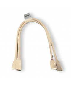 Manici per borse in tessuto con finale in metallo 75cm/ca