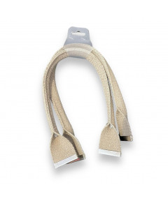 Manici per borse in tessuto con finale in metallo 45cm/ca