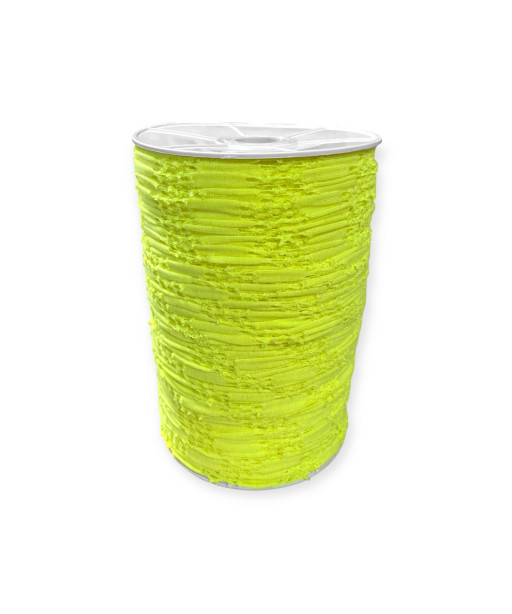 Fettuccia per intreccio e borse 800gr/ca, GIALLO FLUO TRAFORATO