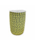 Fettuccia per intreccio, cotone GIALLO RIGHE