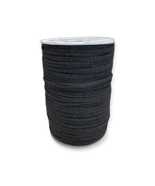 Fettuccia per intreccio, cotone elasticizzato GRIGIO SCURO