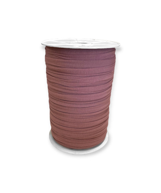 Fettuccia per intreccio, cotone elasticizzato ROSA ANTICO
