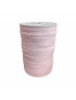 Fettuccia per intreccio, cotone retato ROSA