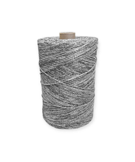 cordino per intreccio e borse MIAMI, 450gr/ca. GRIGIO/GRIGIO SCURO