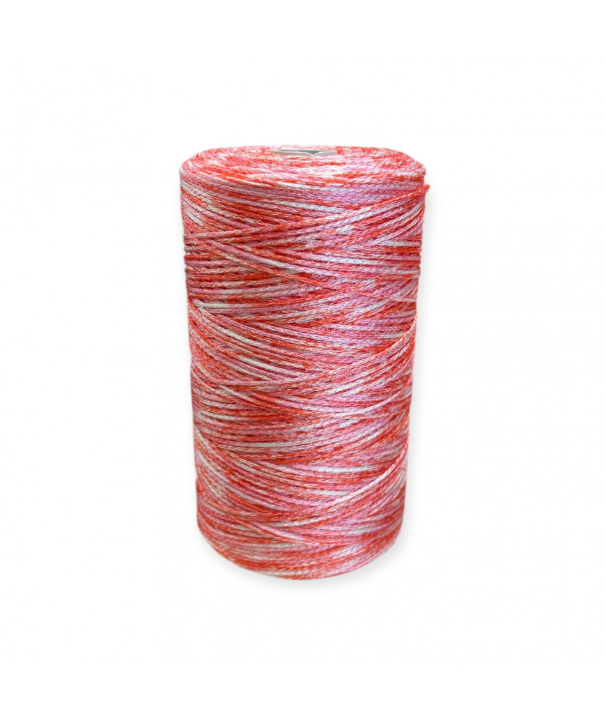 Cordino per intreccio e borse MIAMI, 450gr/ca. ROSA/ARANCIONE/BIANCO