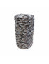 Cordino Thai per intreccio e borse, 450gr/ca. cotone lux, BEIGE/NERO