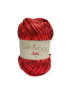 Gomitolo fettuccia Silk & bag, 100gr. ROSSO LUREX