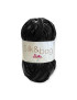Gomitolo fettuccia Silk & bag, 100gr. NERO LUREX
