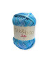 Gomitolo fettuccia Silk & bag, 100gr. CELESTE LUREX