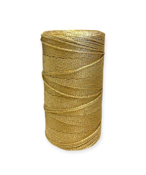 Cordino per intreccio e borse MIAMI, 450gr/ca. ORO LAMÈ ORO