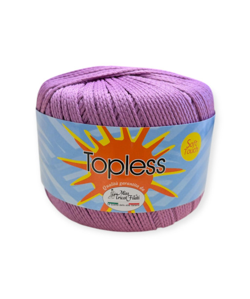 Gomitoli per bikini, pareo TOPLESS 50gr. LILLA