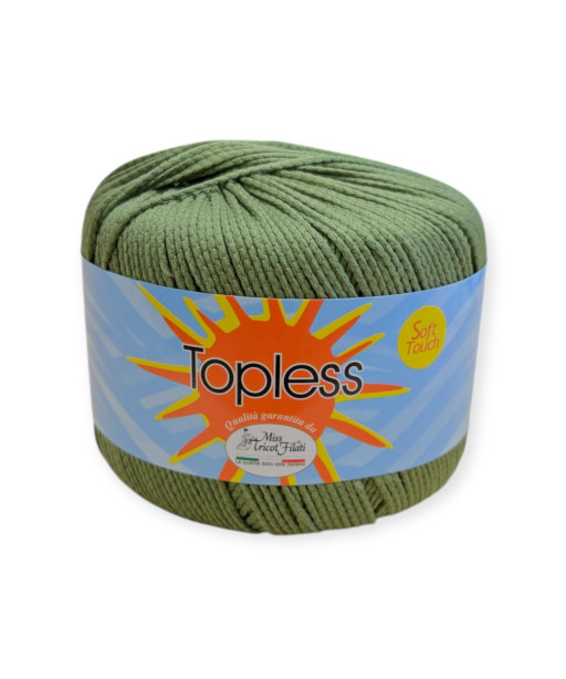 Gomitoli per bikini, pareo TOPLESS 50gr. VERDE SCURO
