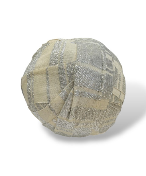 Fettuccia per borsa in pallina, 300gr. BEIGE/GRIGIO