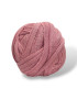 Fettuccia per borsa in pallina, 250gr. ROSA LAMÈ ARGENTO
