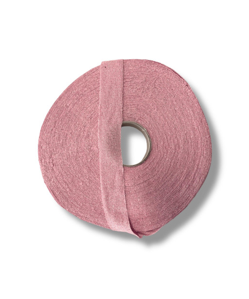 Dischi di fettuccia per borse 200gr. cotone, ROSA LAMÈ ARGENTO