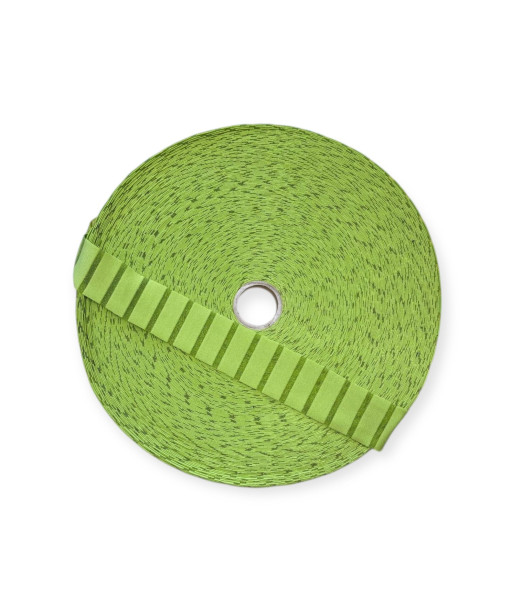 Dischi di fettuccia per borse 500gr. cotone VERDE RIGATO
