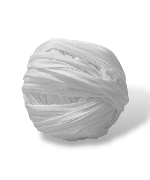 Fettuccia per borsa in pallina, 350gr. BIANCO ELASTICIZZATO