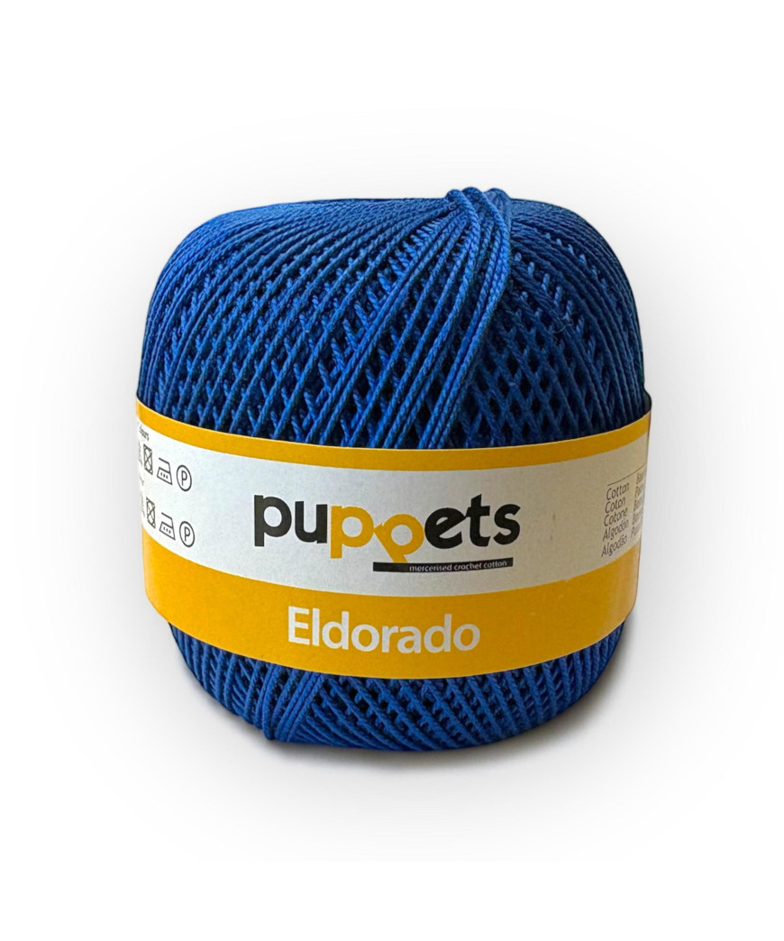 Gomitolo cotone ELDORADO 50gr. BLU n°7133