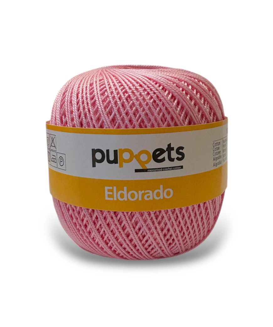 Gomitolo cotone ELDORADO 50gr. ROSA n°7511
