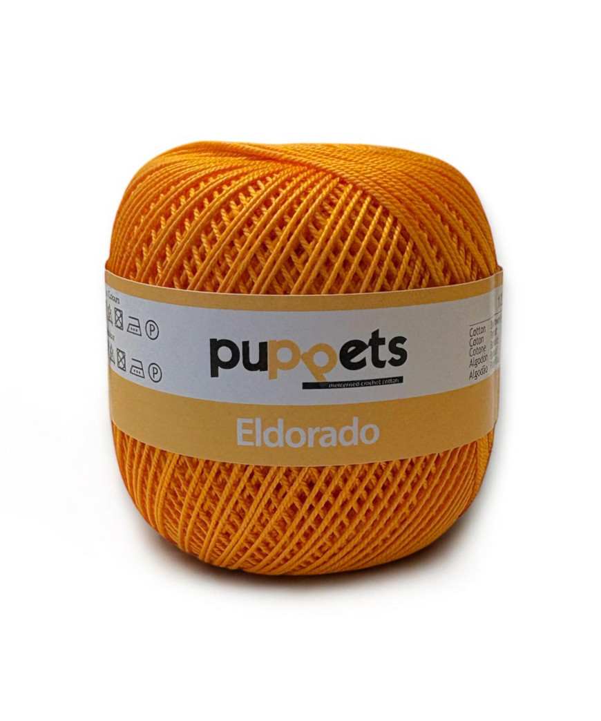 Gomitolo cotone ELDORADO 50gr. ARANCIONE n°314