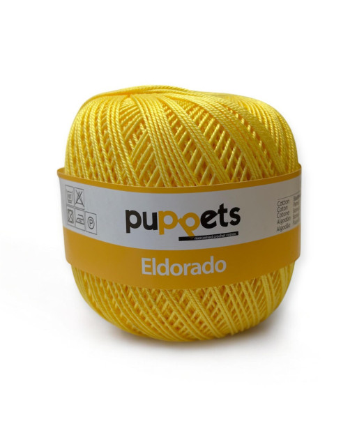 Gomitolo cotone ELDORADO 50gr. GIALLO n°7516