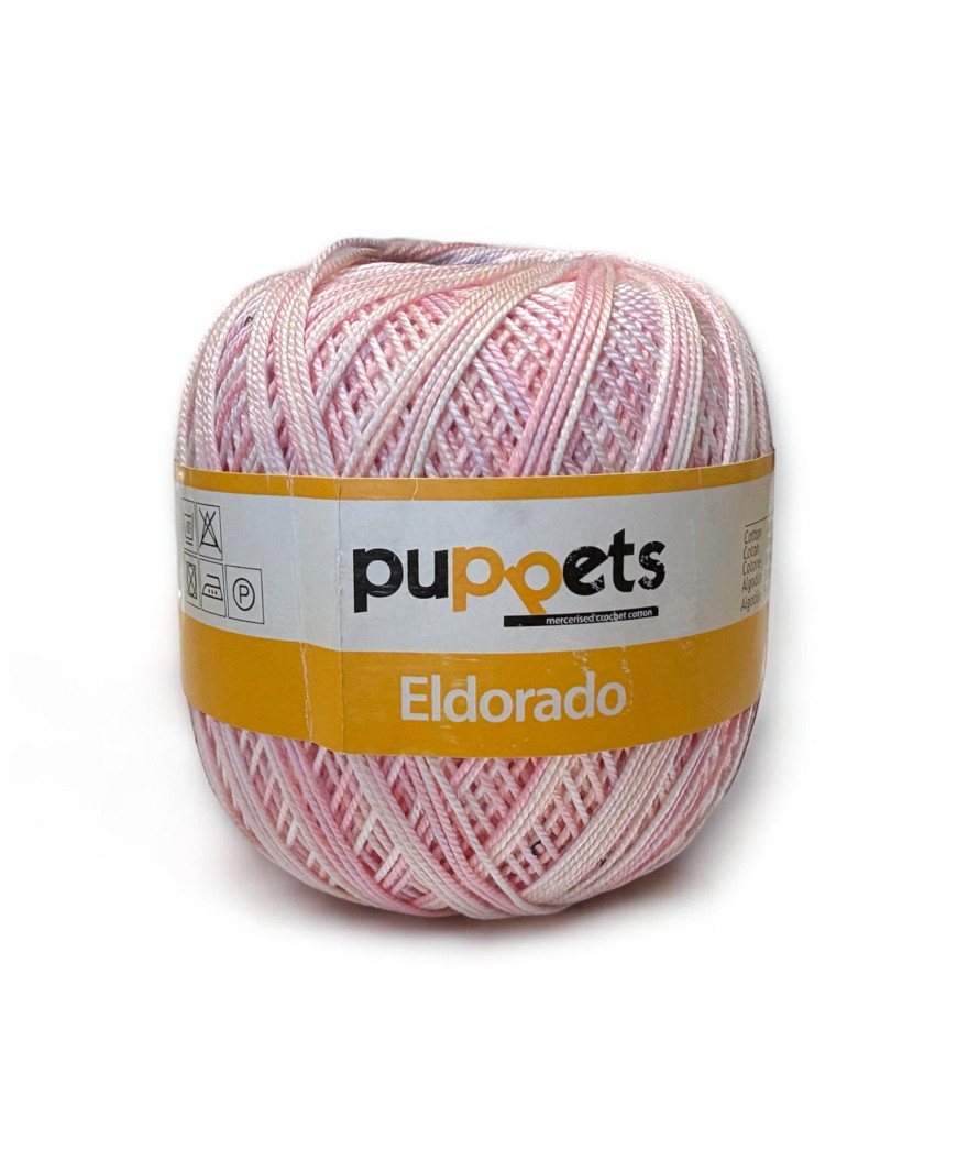 Gomitolo cotone ELDORADO 50gr. ROSA SFUMATO n°120