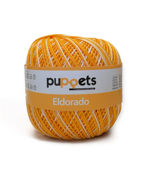 Gomitolo cotone ELDORADO 50gr. GIALLO SFUMATO n°18