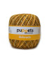 Gomitolo cotone ELDORADO 50gr. GIALLO/MARRONE SFUMATO n°100