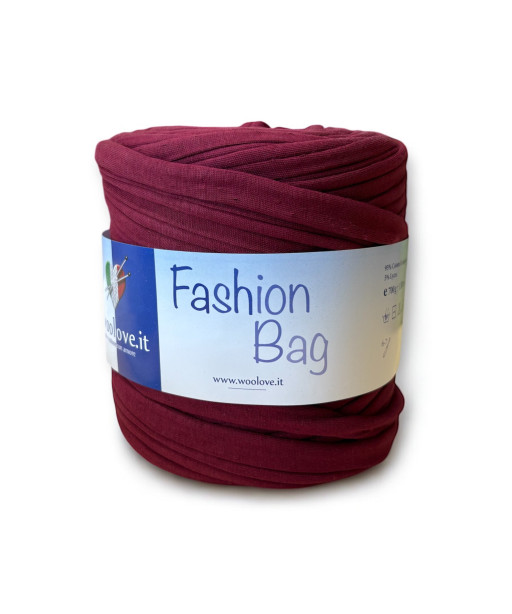 Fettuccia per intreccio FASHION BAG 130m, BORDEAUX