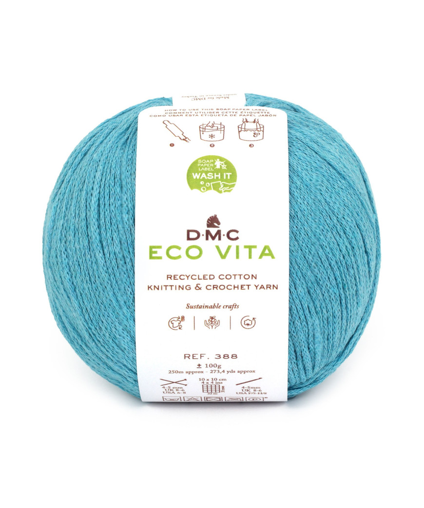 Gomitoli ECO VITA Knitting & Crochet Yarn 100gr. TURCHESE n187