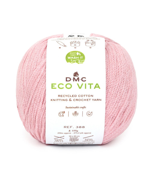 Gomitoli ECO VITA Knitting & Crochet Yarn 100gr ROSA n004