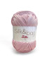 Gomitolo fettuccia Silk & bag, 100gr. ROSA LUREX