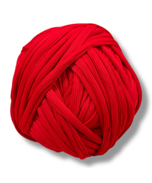 Fettuccia per borsa in pallina, 300gr. licra ROSSO RIGHE