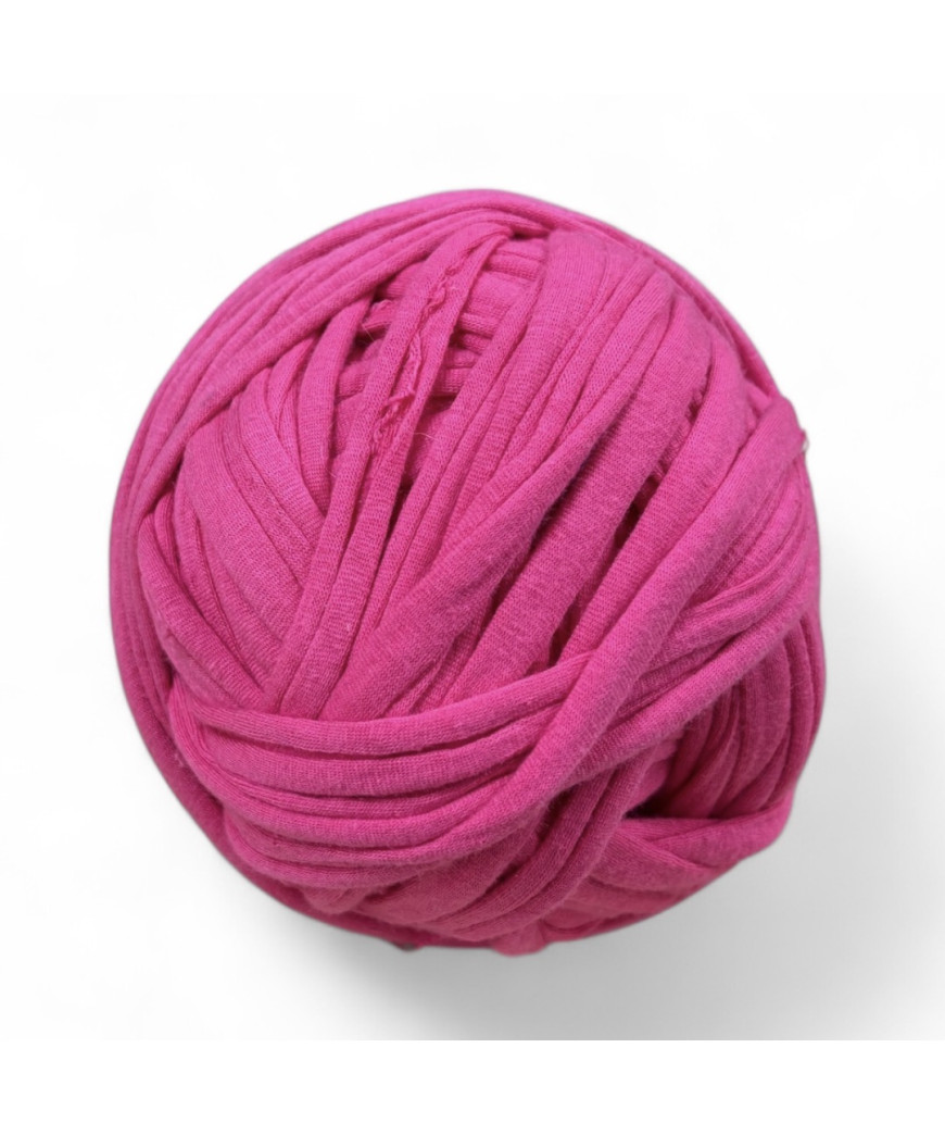 Fettuccia per borsa in pallina, 300gr. cotone FUXIA