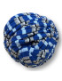 Fettuccia per borsa in pallina, 300gr. cotone FANTASIA RIGHE BLU