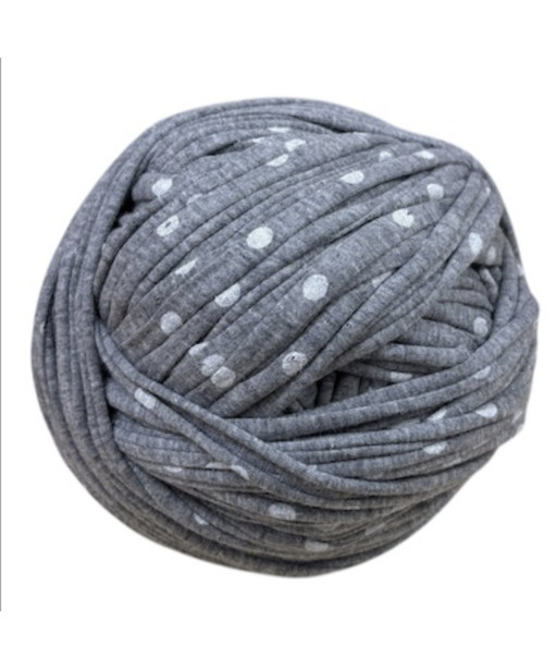 Fettuccia per borsa in pallina, 300gr. cotone POIS GRIGIO