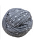 Fettuccia per borsa in pallina, 300gr. cotone POIS GRIGIO
