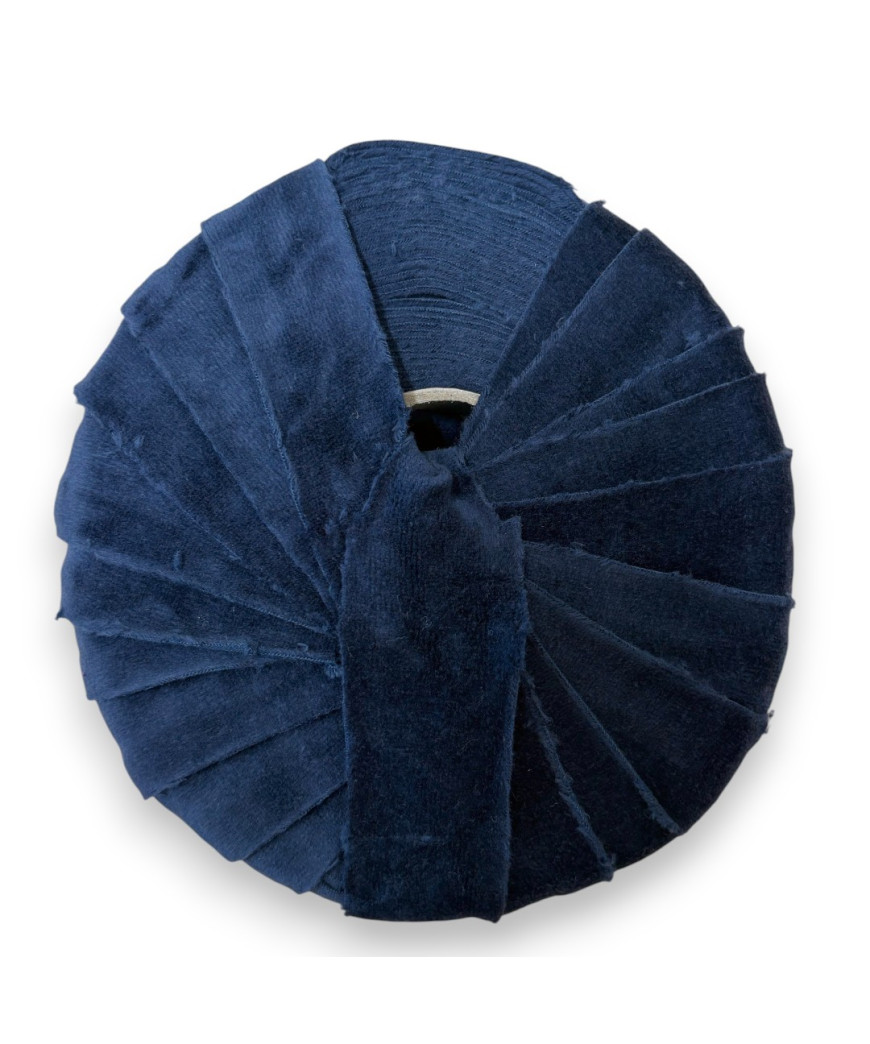 Dischi di fettuccia per borse 120gr/ca. velluto BLU